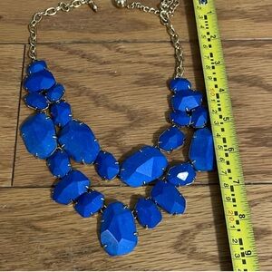 Kate Spade Royal Blue Statement Necklace